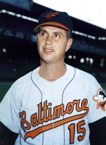 HOYT WILHELM Baltimore Orioles 1960 Majestic Cooperstown Away Baseball Jersey 