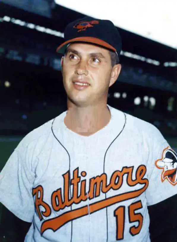 HOYT WILHELM Baltimore Orioles 1960 Majestic Cooperstown Away Baseball Jersey 