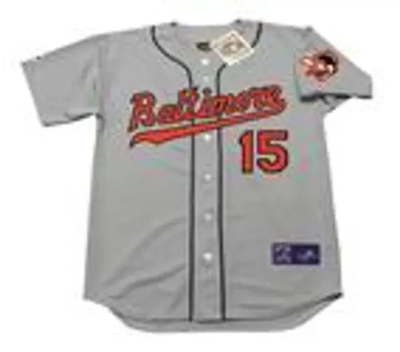 HOYT WILHELM Baltimore Orioles 1960 Majestic Cooperstown Away Baseball Jersey 