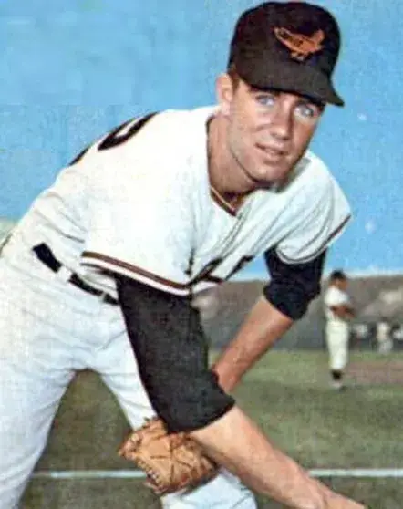 JIM PALMER Baltimore Orioles 1965 Majestic Cooperstown Home Baseball Jersey 