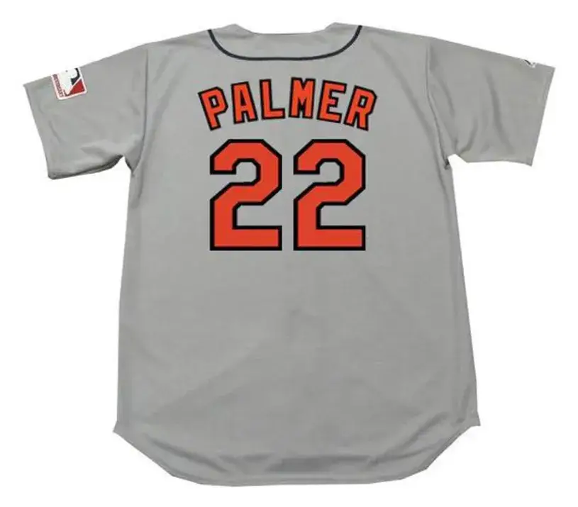 JIM PALMER Baltimore Orioles 1969 Majestic Cooperstown Away Baseball Jersey 