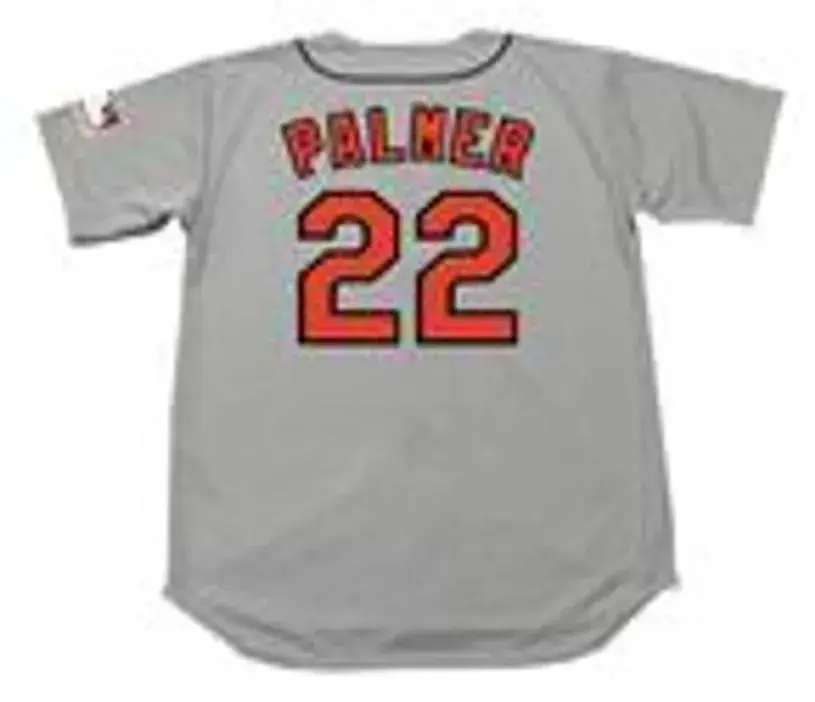 JIM PALMER Baltimore Orioles 1969 Majestic Cooperstown Away Baseball Jersey 