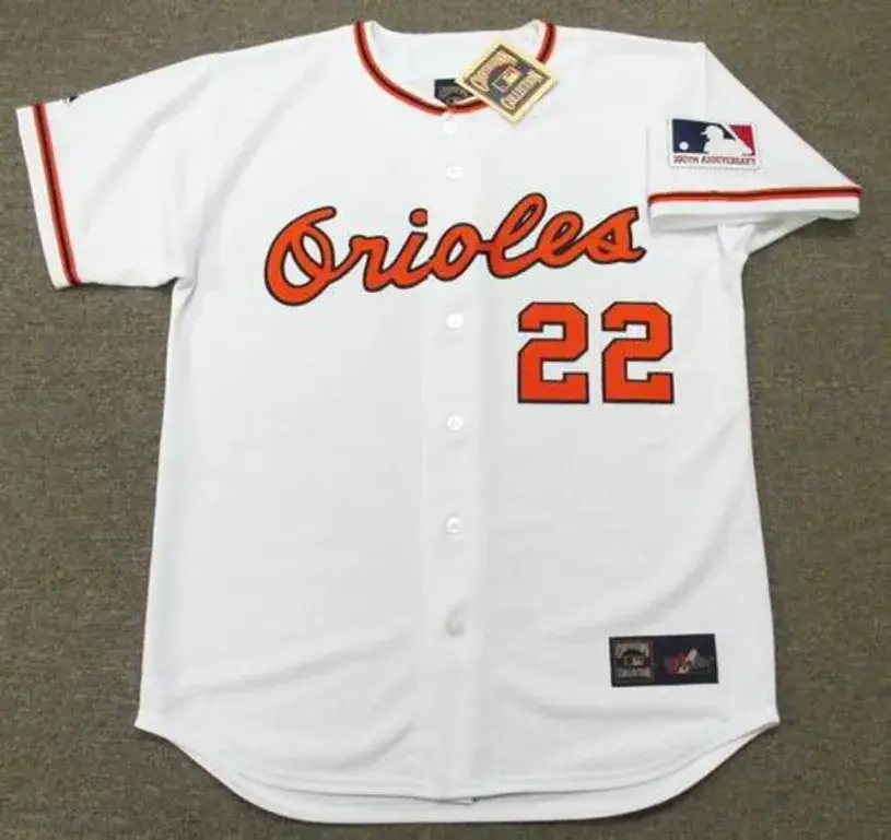 JIM PALMER Baltimore Orioles 1969 Majestic Cooperstown Home Baseball Jersey