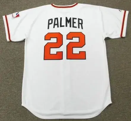 JIM PALMER Baltimore Orioles 1969 Majestic Cooperstown Home Baseball Jersey 