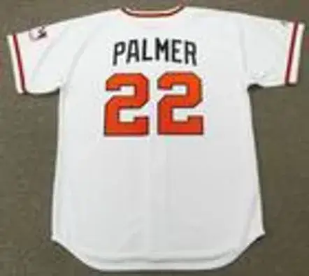 JIM PALMER Baltimore Orioles 1969 Majestic Cooperstown Home Baseball Jersey 