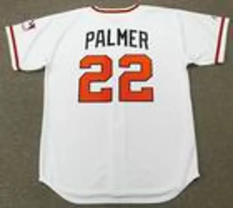 JIM PALMER Baltimore Orioles 1969 Majestic Cooperstown Home Baseball Jersey 