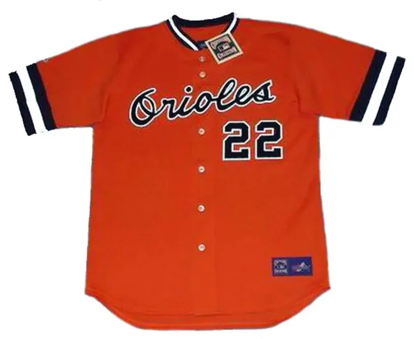 JIM PALMER Baltimore Orioles 1971 Majestic Cooperstown Throwback Baseball Jersey