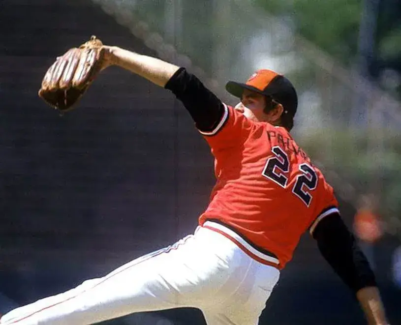 JIM PALMER Baltimore Orioles 1971 Majestic Cooperstown Throwback Baseball Jersey 