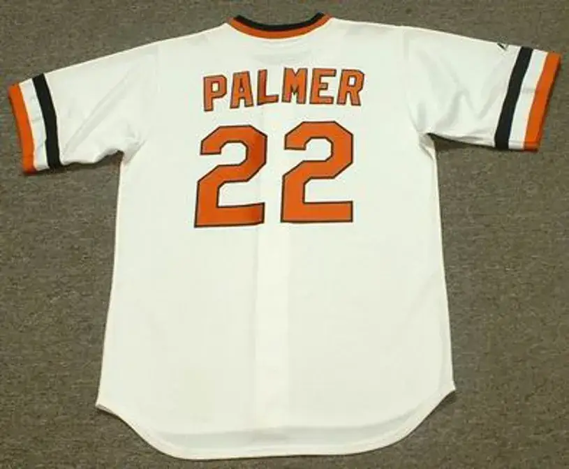 JIM PALMER Baltimore Orioles 1979 Majestic Cooperstown Throwback Baseball Jersey 