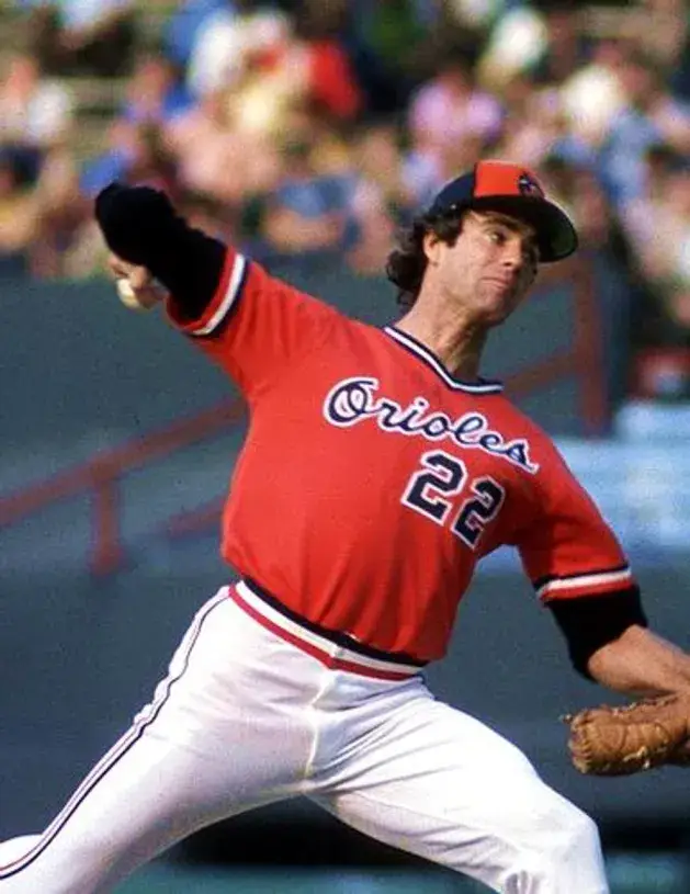 JIM PALMER Baltimore Orioles 1979 Majestic Throwback Baseball Jersey 