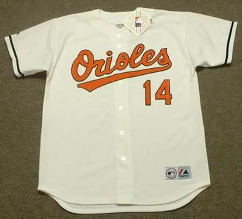 JOSE BAUTISTA Baltimore Orioles 2004 Majestic Throwback Home Baseball Jersey