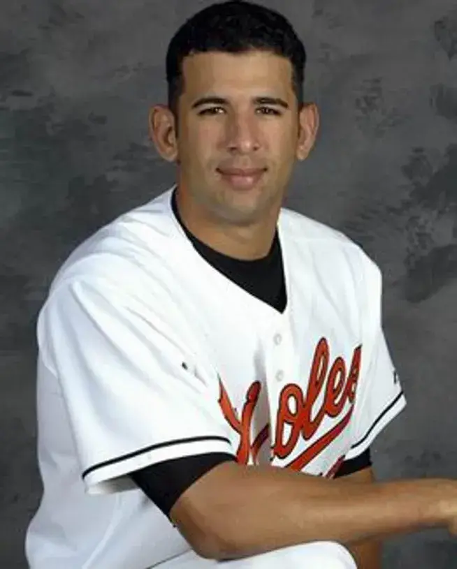 JOSE BAUTISTA Baltimore Orioles 2004 Majestic Throwback Home Baseball Jersey 