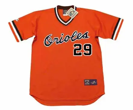 KEN SINGLETON Baltimore Orioles 1979 Majestic Cooperstown Baseball Jersey