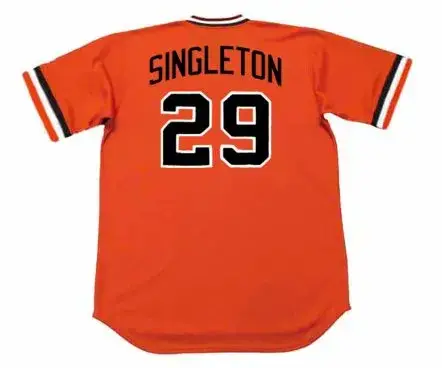 KEN SINGLETON Baltimore Orioles 1979 Majestic Cooperstown Baseball Jersey 
