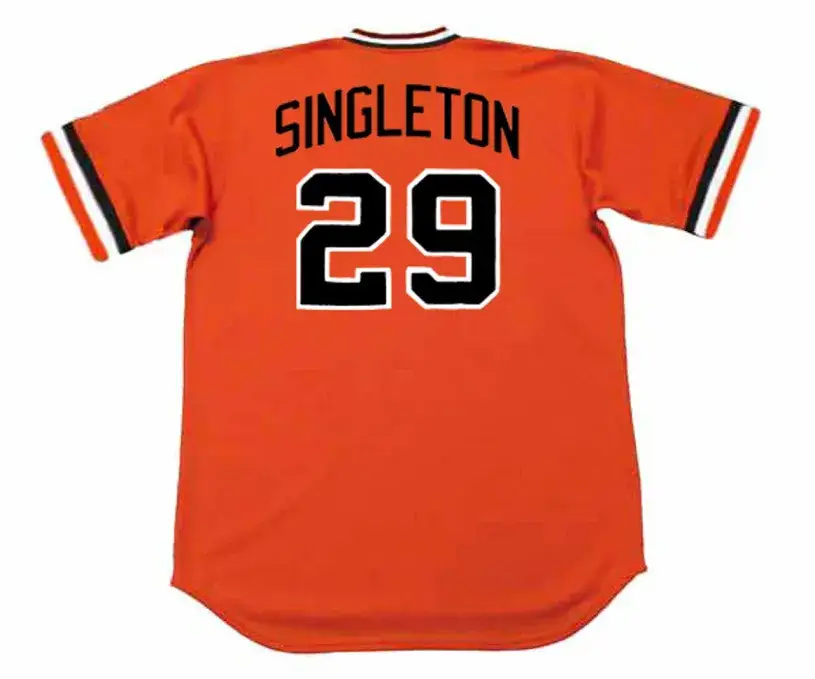 KEN SINGLETON Baltimore Orioles 1979 Majestic Cooperstown Baseball Jersey 
