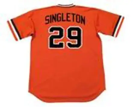 KEN SINGLETON Baltimore Orioles 1979 Majestic Cooperstown Baseball Jersey 
