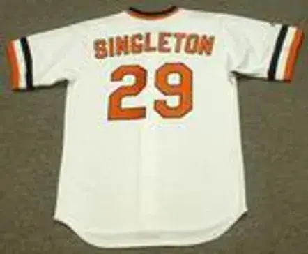 KEN SINGLETON Baltimore Orioles 1983 Majestic Cooperstown Throwback Baseball Jersey 