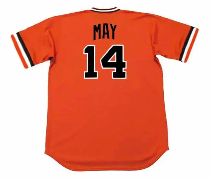 LEE MAY Baltimore Orioles 1979 Majestic Cooperstown Baseball Jersey 