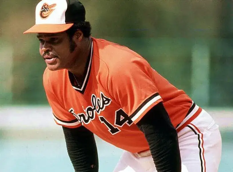 LEE MAY Baltimore Orioles 1979 Majestic Cooperstown Baseball Jersey 