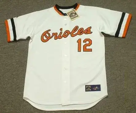 LENN SAKATA Baltimore Orioles 1983 Majestic Throwback Baseball Jersey