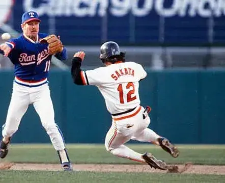 LENN SAKATA Baltimore Orioles 1983 Majestic Throwback Baseball Jersey 