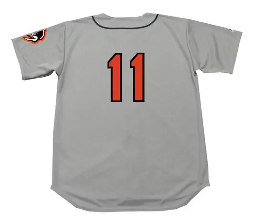 LUIS APARICIO Baltimore Orioles 1963 Majestic Cooperstown Away Baseball Jersey