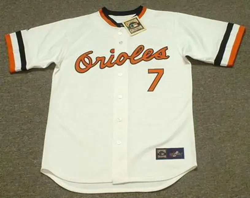 MARK BELANGER Baltimore Orioles 1979 Majestic Cooperstown Throwback Jersey