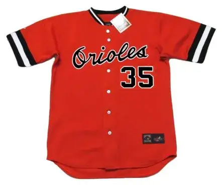 MIKE CUELLAR Baltimore Orioles 1971 Majestic Cooperstown Throwback Baseball Jersey