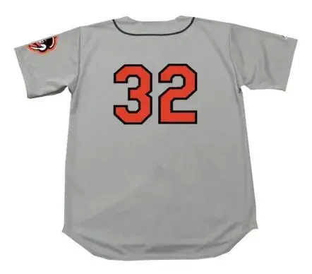MILT PAPPAS Baltimore Orioles 1963 Majestic Cooperstown Away Baseball Jersey