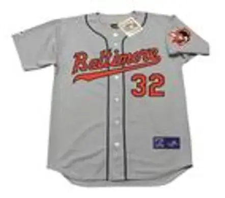 MILT PAPPAS Baltimore Orioles 1963 Majestic Cooperstown Away Baseball Jersey 
