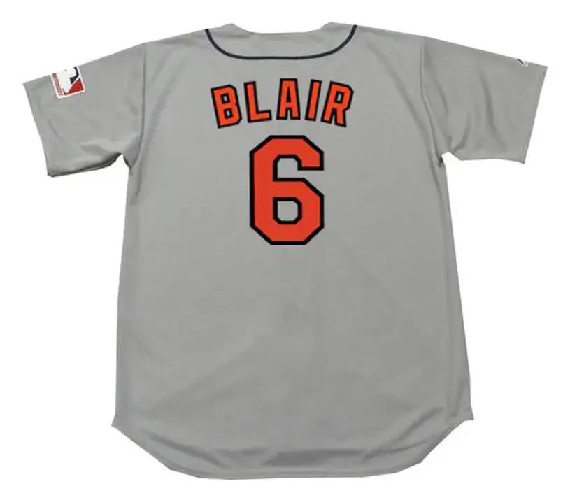 PAUL BLAIR Baltimore Orioles 1969 Majestic Cooperstown Away Baseball Jersey 