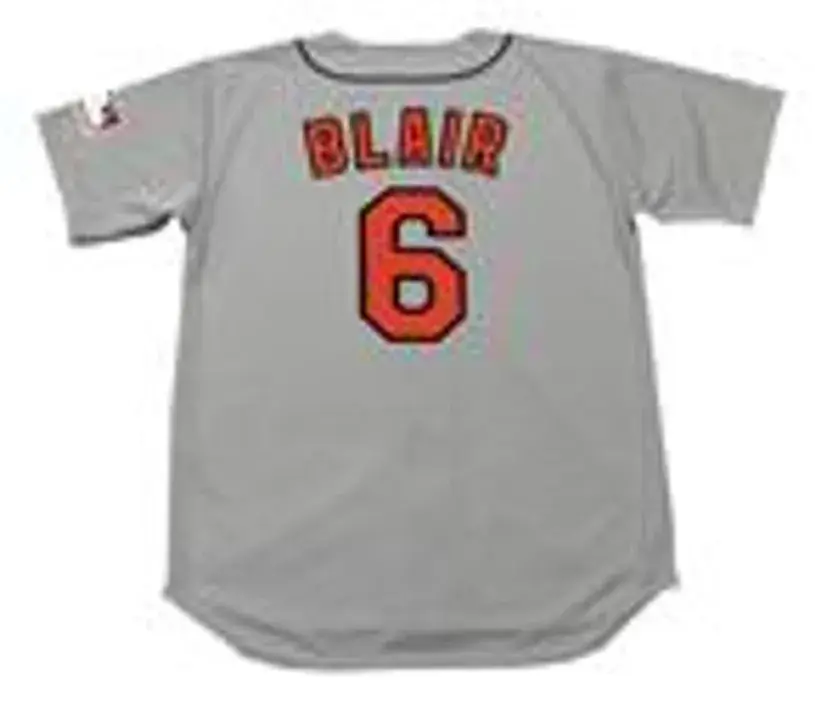 PAUL BLAIR Baltimore Orioles 1969 Majestic Cooperstown Away Baseball Jersey 