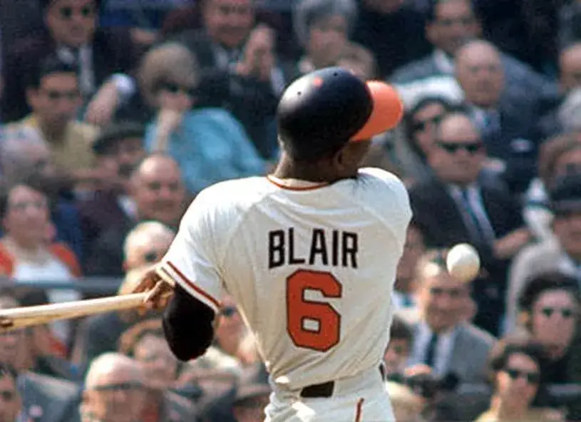 PAUL BLAIR Baltimore Orioles 1969 Majestic Cooperstown Home Baseball Jersey 
