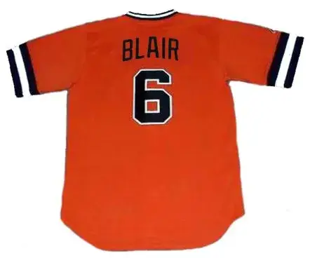 PAUL BLAIR Baltimore Orioles 1971 Majestic Cooperstown Throwback Baseball Jersey 
