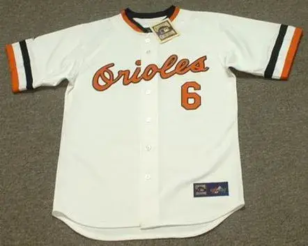 PAUL BLAIR Baltimore Orioles 1974 Majestic Cooperstown Throwback Baseball Jersey