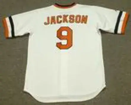 REGGIE JACKSON Baltimore Orioles 1976 Majestic Cooperstown Throwback Jersey 