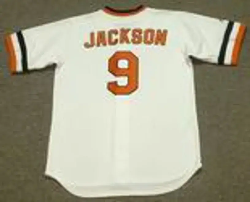 REGGIE JACKSON Baltimore Orioles 1976 Majestic Cooperstown Throwback Jersey 