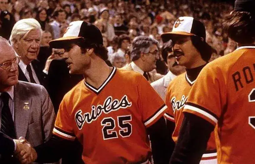 RICH DAUER Baltimore Orioles 1979 Majestic Cooperstown Baseball Jersey 