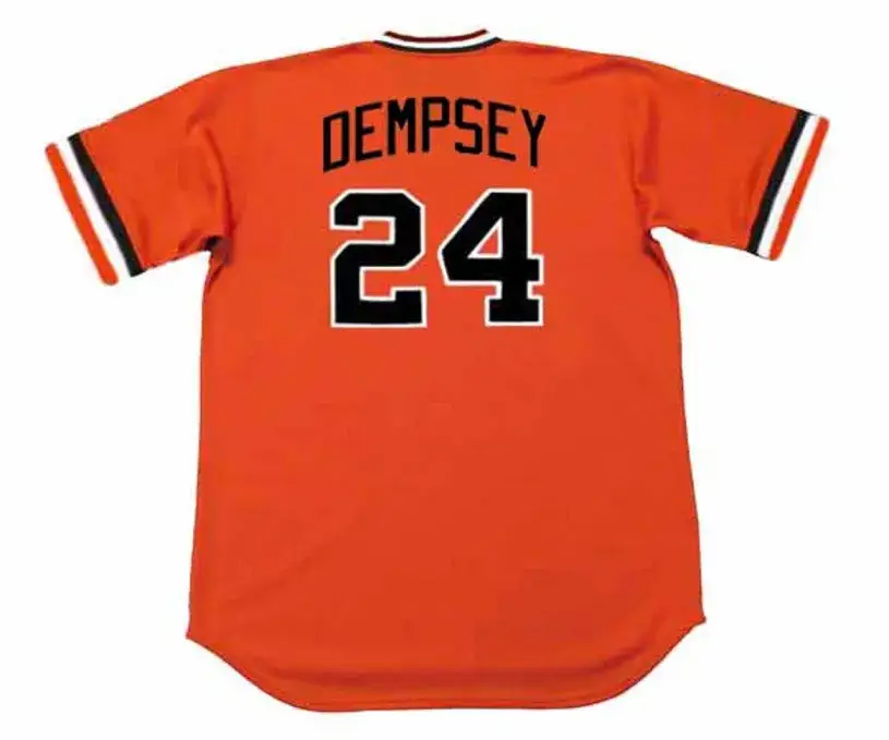 RICK DEMPSEY Baltimore Orioles 1979 Majestic Cooperstown Baseball Jersey 