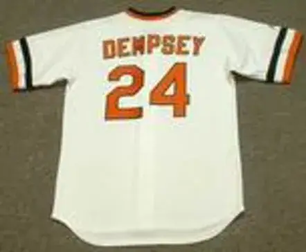 RICK DEMPSEY Baltimore Orioles 1983 Majestic Home Cooperstown Throwback Jersey 