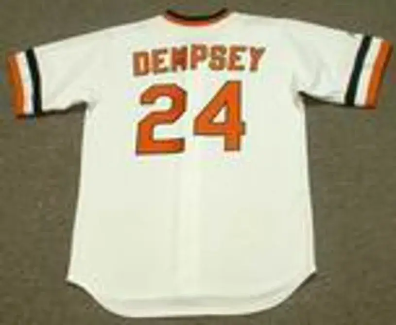 RICK DEMPSEY Baltimore Orioles 1983 Majestic Home Cooperstown Throwback Jersey 