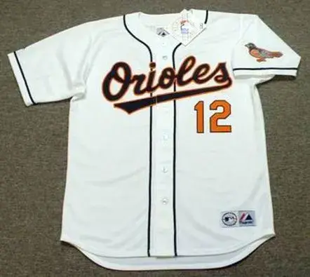 ROBERTO ALOMAR Baltimore Orioles 1996 Majestic Throwback Baseball Jersey