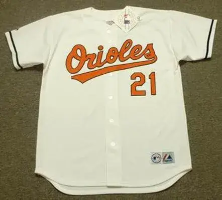 SAMMY SOSA Baltimore Orioles 2005 Majestic Throwback Home Baseball Jersey