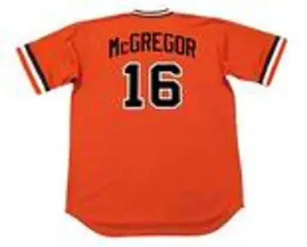 SCOTT McGREGOR Baltimore Orioles 1979 Majestic Cooperstown Baseball Jersey 