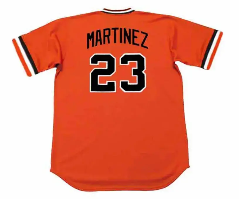 TIPPY MARTINEZ Baltimore Orioles 1979 Majestic Cooperstown Baseball Jersey 