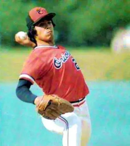 TIPPY MARTINEZ Baltimore Orioles 1979 Majestic Cooperstown Baseball Jersey 