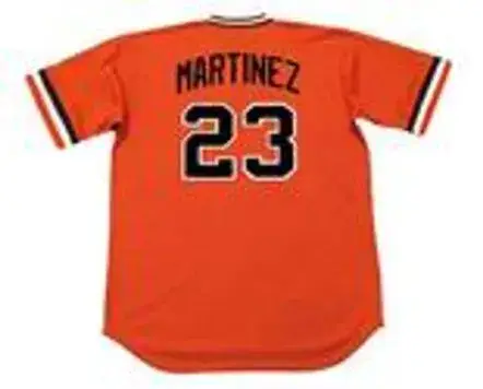 TIPPY MARTINEZ Baltimore Orioles 1979 Majestic Cooperstown Baseball Jersey 