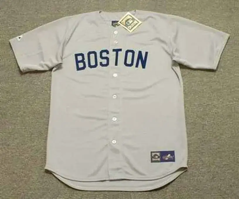 CARL YASTRZEMSKI Boston Red Sox 1967 Away Majestic Throwback Baseball Jersey