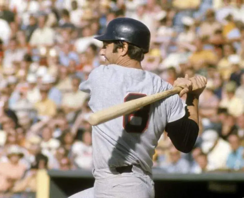 CARL YASTRZEMSKI Boston Red Sox 1969 Away Majestic Throwback Baseball Jersey 