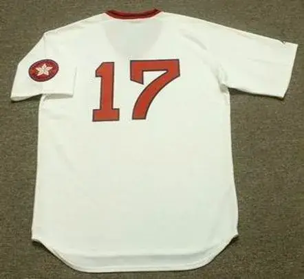 CECIL COOPER Boston Red Sox 1975 Majestic Cooperstown Throwback Baseball Jersey 